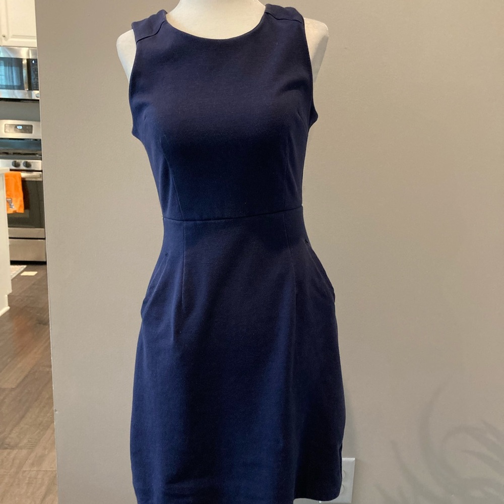 Navy blue dress